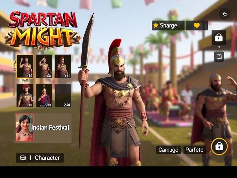 Spartan Might Character Customization Screen
